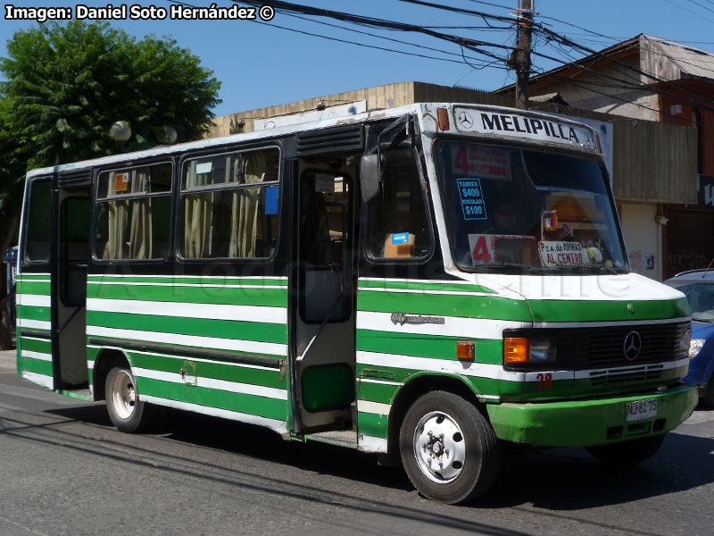 Cuatro Ases PH-50 / Mercedes Benz LO-812 / Línea N° 4 MELITRAN S.A. (Melipilla)