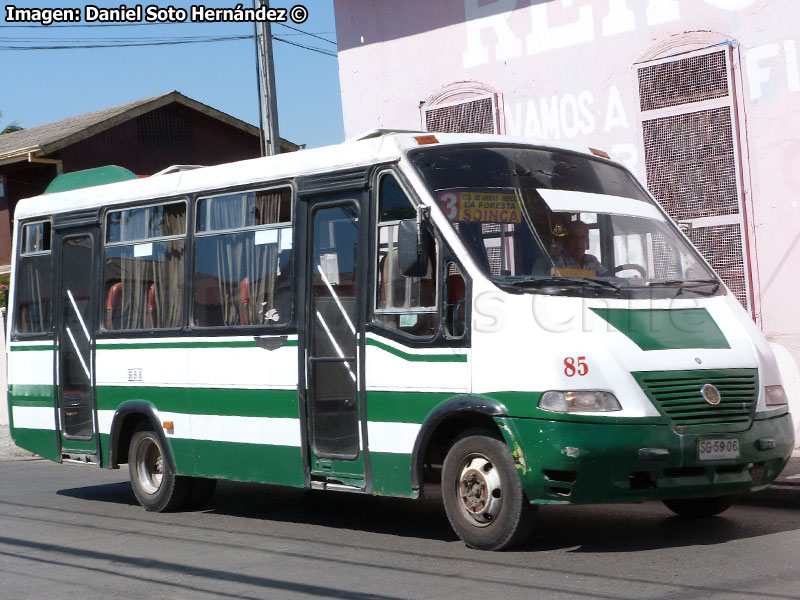 Metalpar Pucará 2000 / Mercedes Benz LO-814 / Línea N° 3 MELITRAN S.A. (Melipilla)