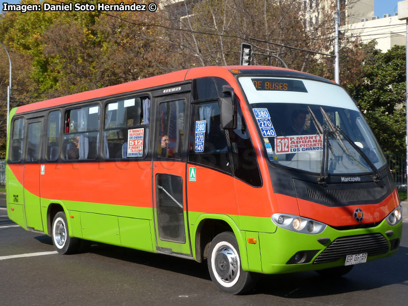 Marcopolo Senior / Mercedes Benz LO-916 BlueTec5 / TMV 5 Gran Valparaíso S.A.