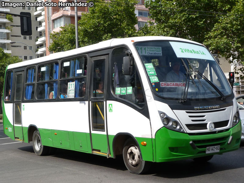 Neobus Thunder + / Mercedes Benz LO-916 BlueTec5 / TMV 2 Viña Bus S.A.