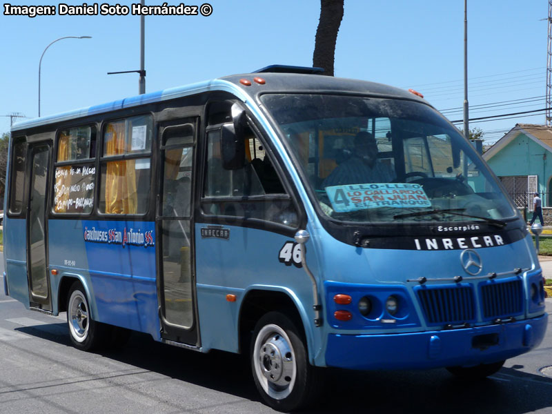 Inrecar Escorpión / Mercedes Benz LO-712 / Taxibuses San Antonio S.A.