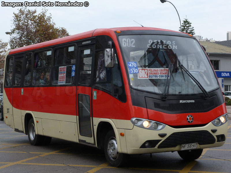 Marcopolo Senior / Mercedes Benz LO-916 BlueTec5 / TMV 6 Gran Valparaíso S.A.