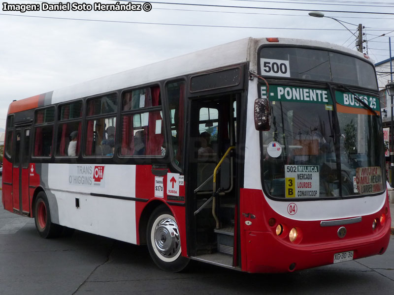 Metalpar Tronador / Mercedes Benz OH-1318 / Línea 500 Buses 25 Trans O'Higgins