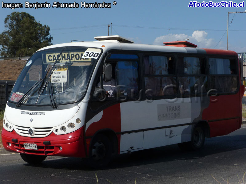 Neobus Thunder + / Mercedes Benz LO-712 / Línea 300 Sur - Poniente (Cachapoal) Trans O'Higgins