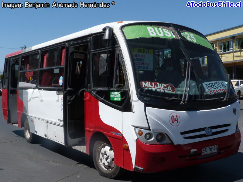 Mascarello Gran Micro / Volksbus 9-150EOD / Línea N° 500 Buses 25 (Norte - Poniente) Trans O'Higgins