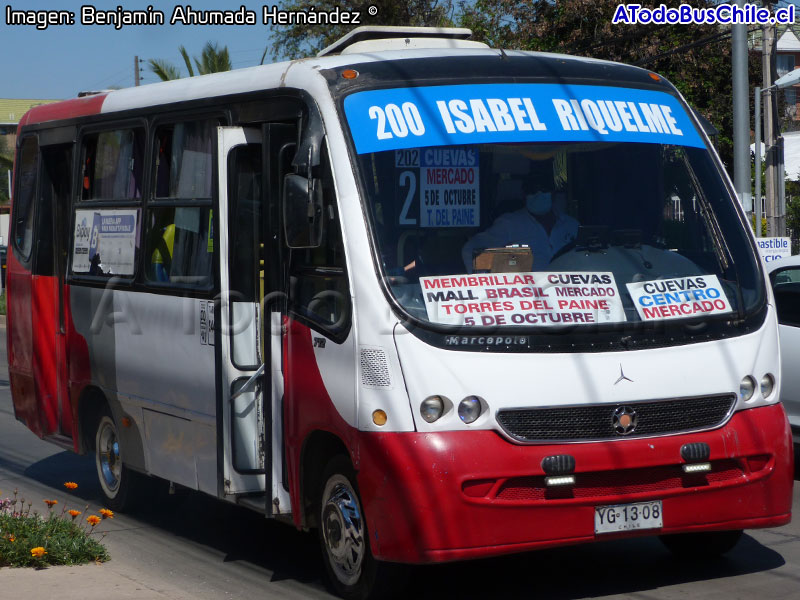 Marcopolo Senior G6 / Mercedes Benz LO-712 / Línea N° 200 Isabel Riquelme Trans O'Higgins