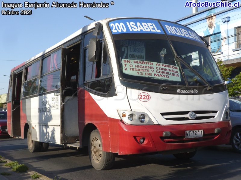 Mascarello Gran Micro / Volksbus 9-150EOD / Línea N° 200 Isabel Riquelme Trans O'Higgins