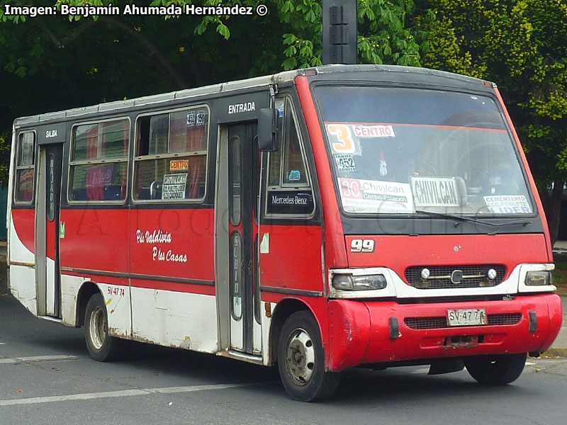 Ciferal Agilis / Mercedes Benz LO-814 / Línea 3 Temuco