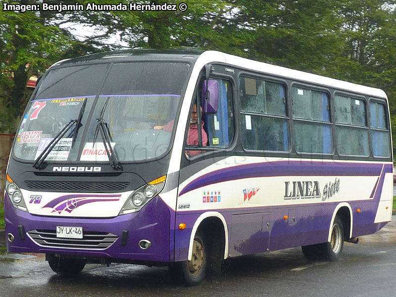 Neobus Thunder + / Mercedes Benz LO-916 BlueTec5 / Línea 7 Temuco