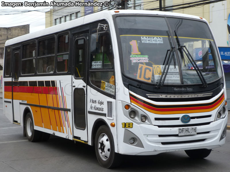 Mascarello Gran Mini / Mercedes Benz LO-812 / Línea 1 Temuco