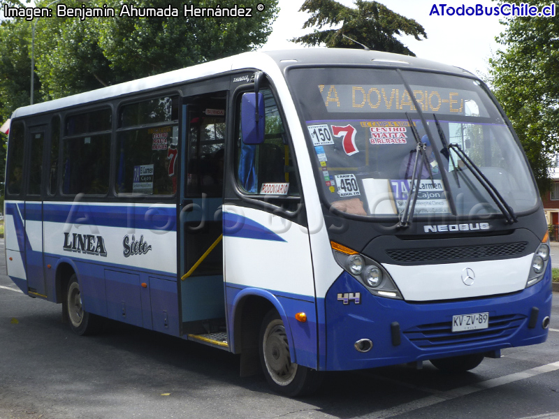 Neobus Thunder + / Mercedes Benz LO-916 BlueTec5 / Línea 7 Temuco