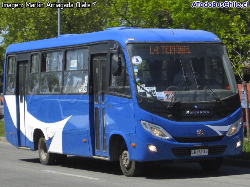 Marcopolo Senior / Mercedes Benz LO-916 BlueTec5 / Línea Nº 4 Chillán