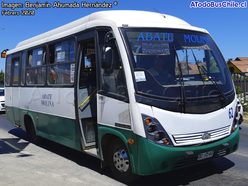 Maxibus New Astor / Mercedes Benz LO-812 / Línea N° 7 Abate Molina S.A. (Talca)