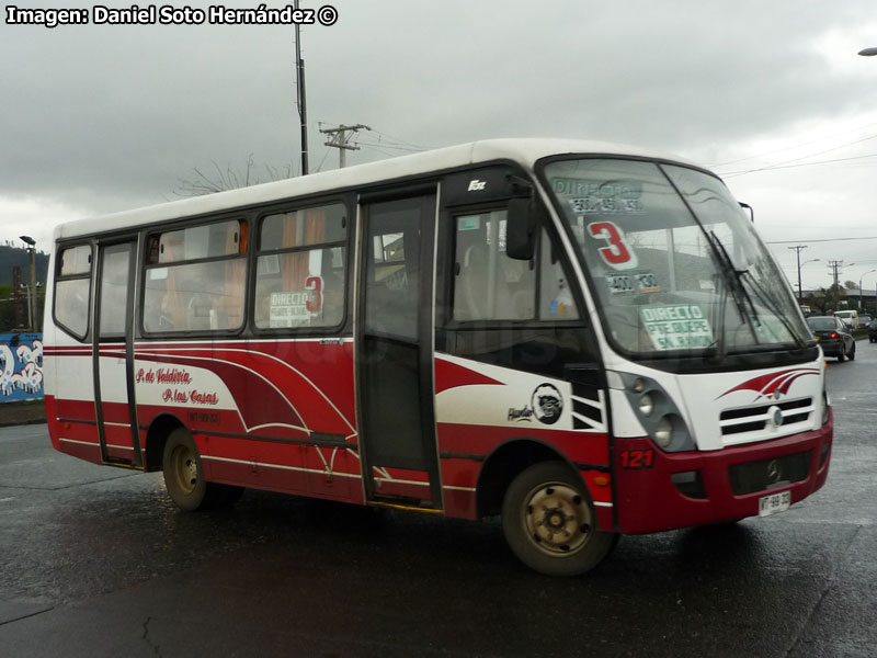 Induscar Caio Foz / Mercedes Benz LO-812 / Línea Nº 3 Temuco