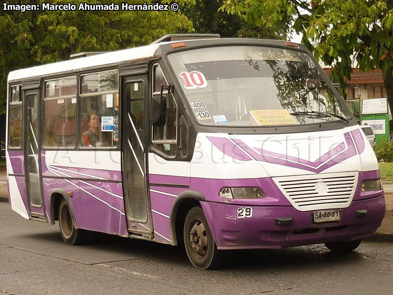 Metalpar Pucará 2000 / Mercedes Benz LO-814 / Línea Nº 10 Temuco