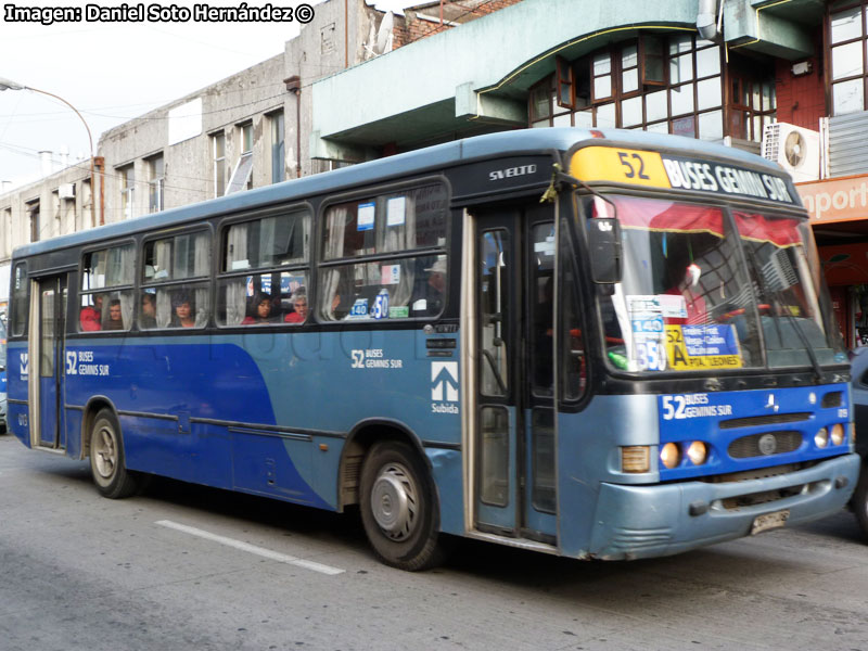 Comil Svelto / Mercedes Benz OF-1721 / Línea Nº 52 Géminis Sur (Concepción Metropolitano)