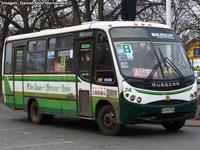 Busscar Micruss / Mercedes Benz LO-712 / Línea Nº 8 Temuco