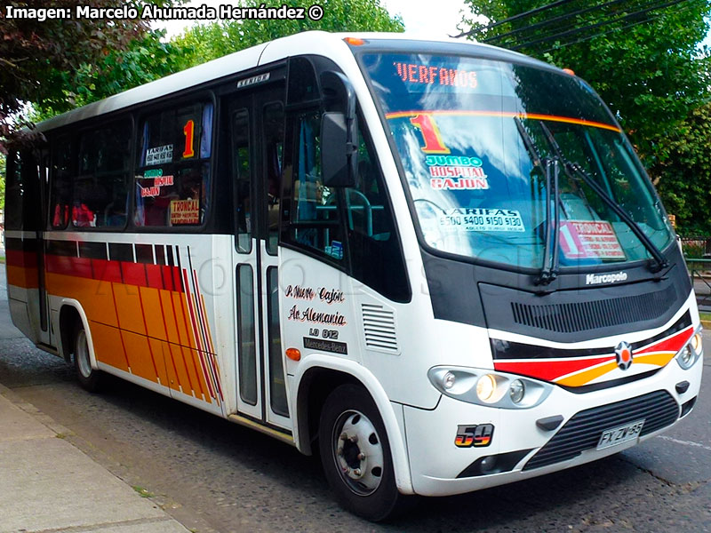 Marcopolo Senior / Mercedes Benz LO-812 / Línea 1 Temuco