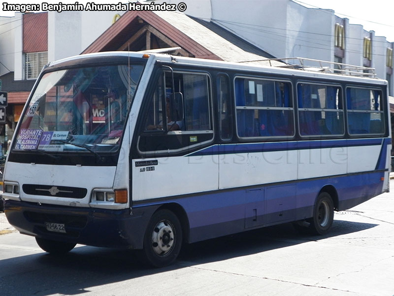 Ciferal Buzios / Mercedes Benz LO-814 / Línea 7 Temuco