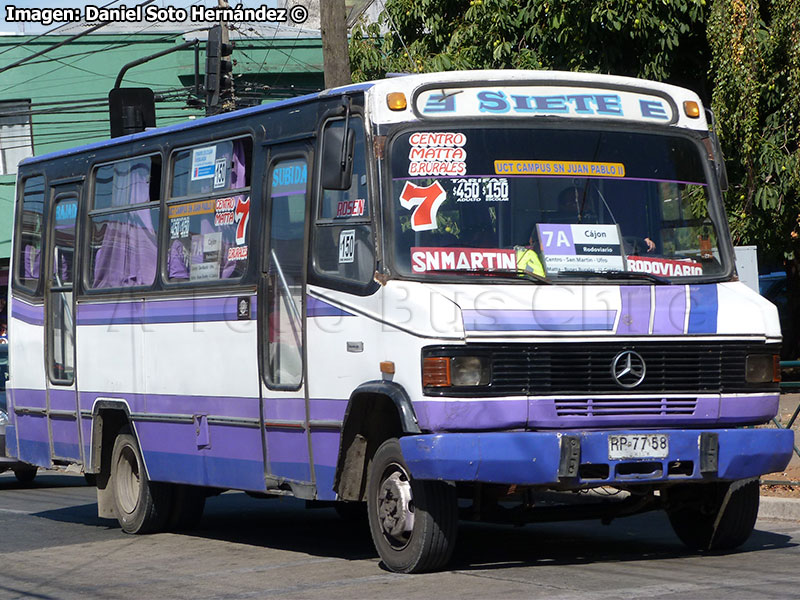 Carrocerías LR Bus / Mercedes Benz LO-814 / Línea 7 Temuco