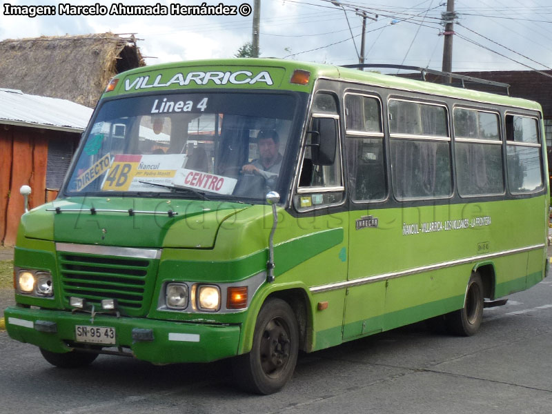 Inrecar / Mercedes Benz LO-814 / Línea N° 4 Villarrica - Ñancul