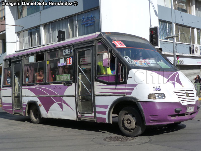 Metalpar Pucará 2000 / Mercedes Benz LO-814 / Línea 10 Temuco