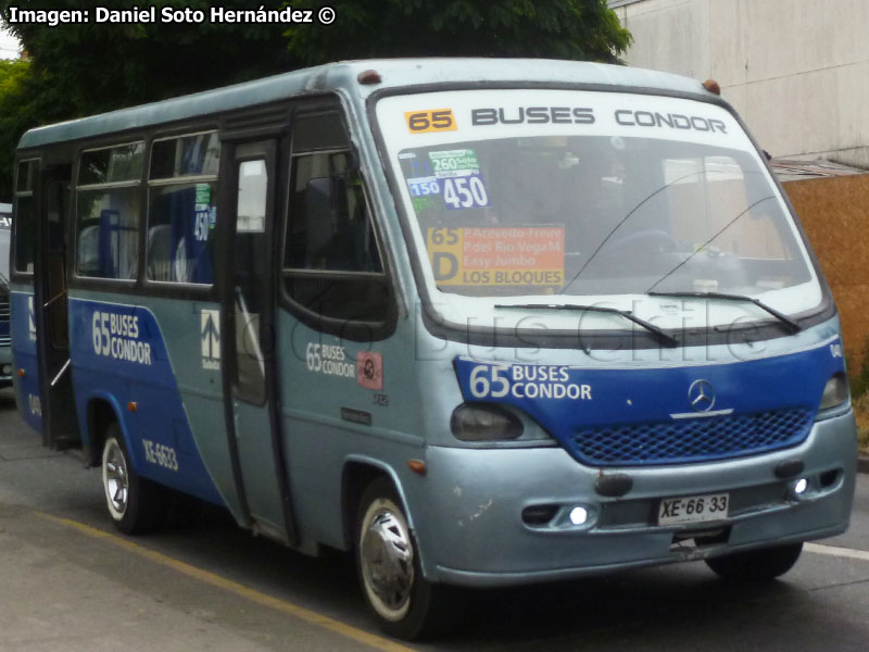 Carrocería RG / Mercedes Benz LO-712 / Línea N° 65 Buses Cóndor (Concepción Metropolitano)