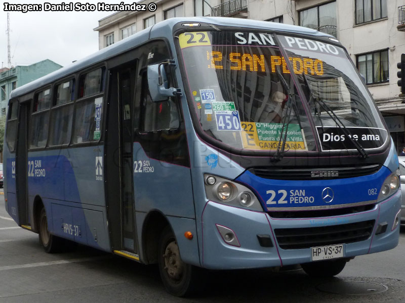 Induscar Caio Foz / Mercedes Benz LO-916 BlueTec5 / Línea Nº 22 San Pedro (Concepción Metropolitano)