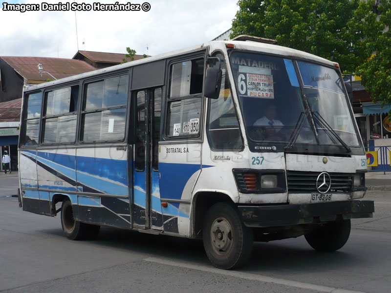 Caio Carolina III / Mercedes Benz LO-608D / Línea N° 6 SOTRATAL (Talca)