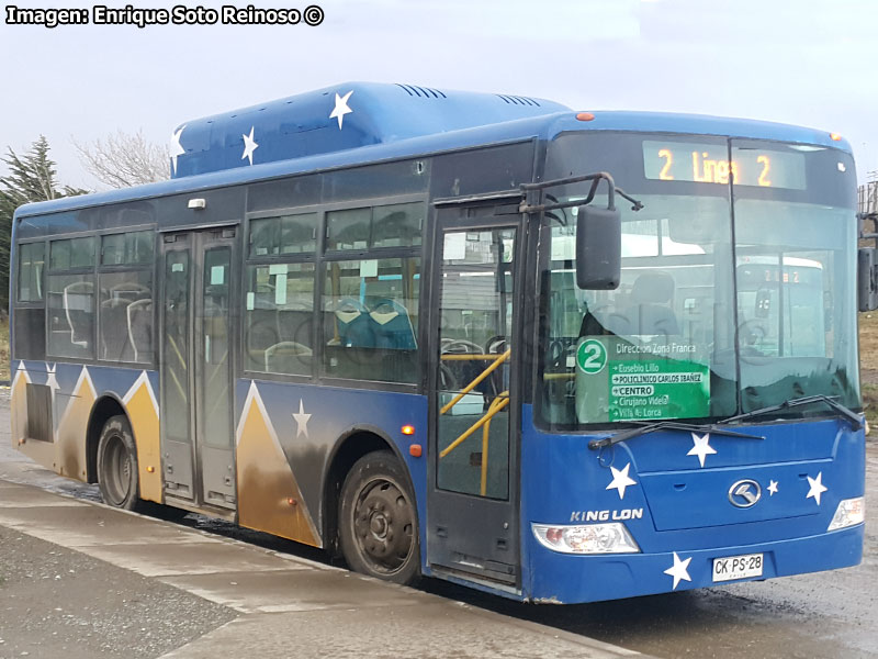 King Long XMQ6891G / Vía Austral Línea Nº 2 Punta Arenas