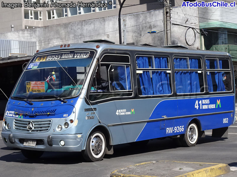 Carrocerías LR Bus / Mercedes Benz LO-915 / Buses Mini VerdeLínea N° 70 Las Bahías (Concepción Metropolitano)