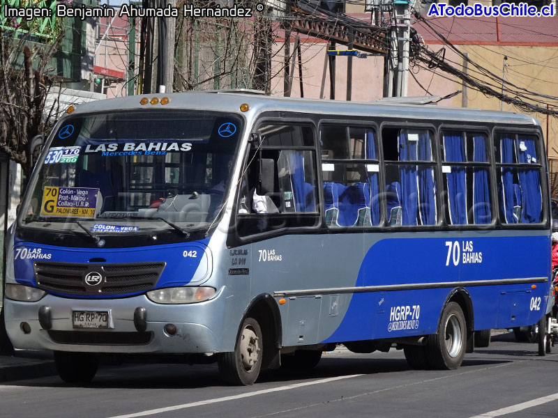 Carrocerías LR Bus / Mercedes Benz LO-916 BlueTec5 / Línea N° 70 Las Bahías (Concepción Metropolitano)
