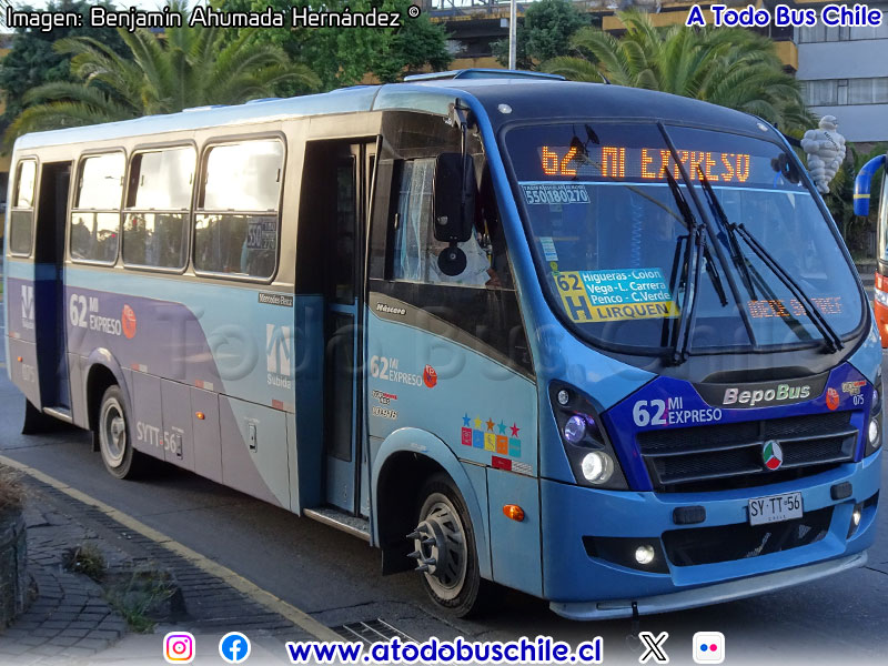 BepoBus Nàscere / Mercedes Benz LO-916 BlueTec5 / Línea N° 62 Mi Expreso (Concepción Metropolitano)