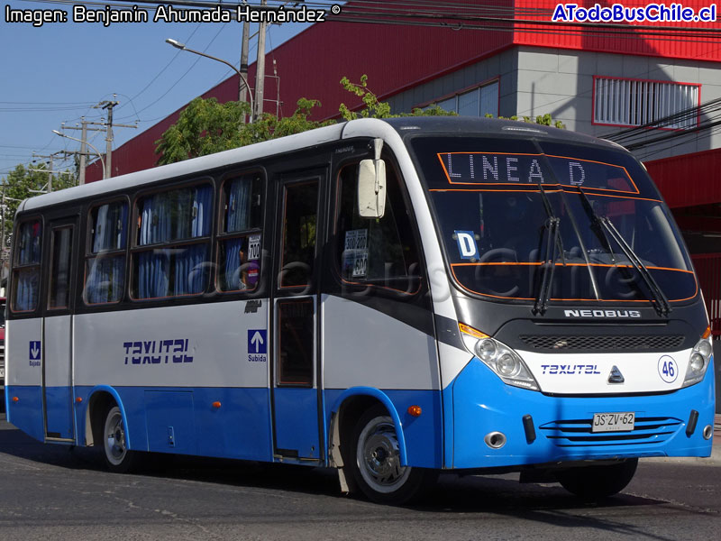 Neobus Thunder + / Agrale MA-9.2 Euro5 / Línea D TAXUTAL (Talca)