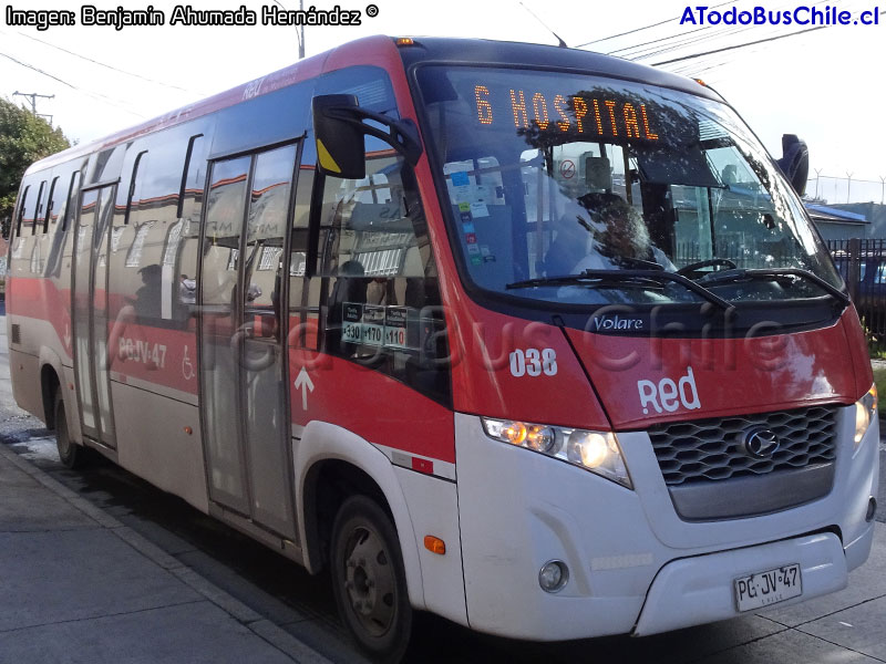 Volare Access / Agrale MT-9000 Euro V / Línea N° 6 Ascendal Chile S.p.A. (Punta Arenas)