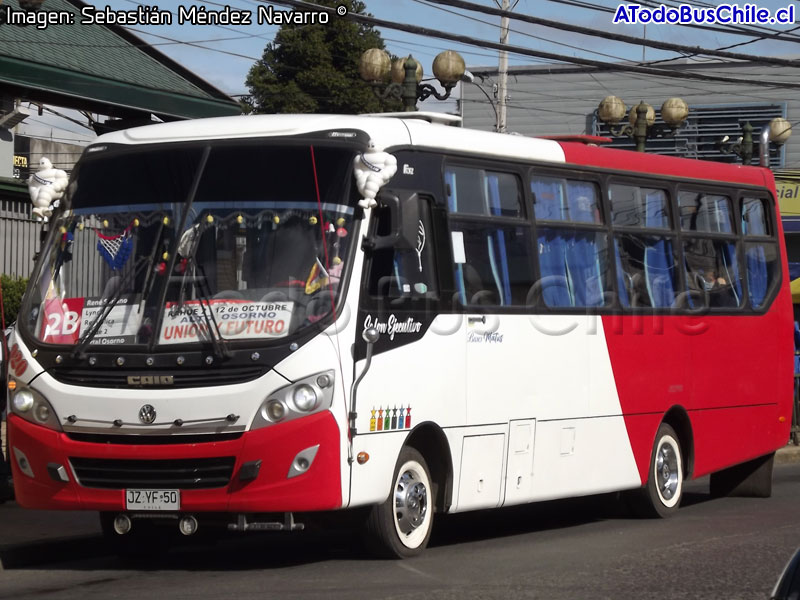 Induscar Caio Foz / Volksbus 9-160OD Euro5 / Línea N° 2B Osorno