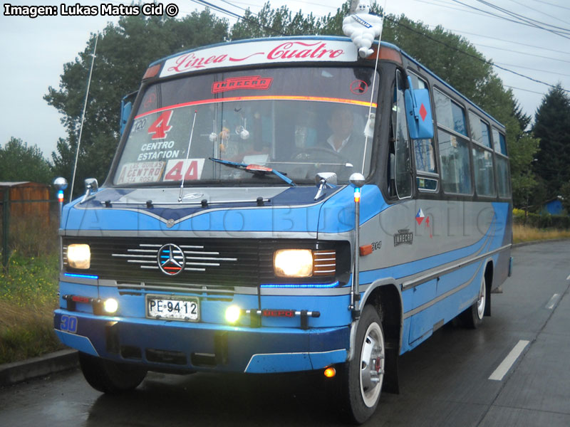 Inrecar / Mercedes Benz LO-814 / Línea Nº 4 Temuco