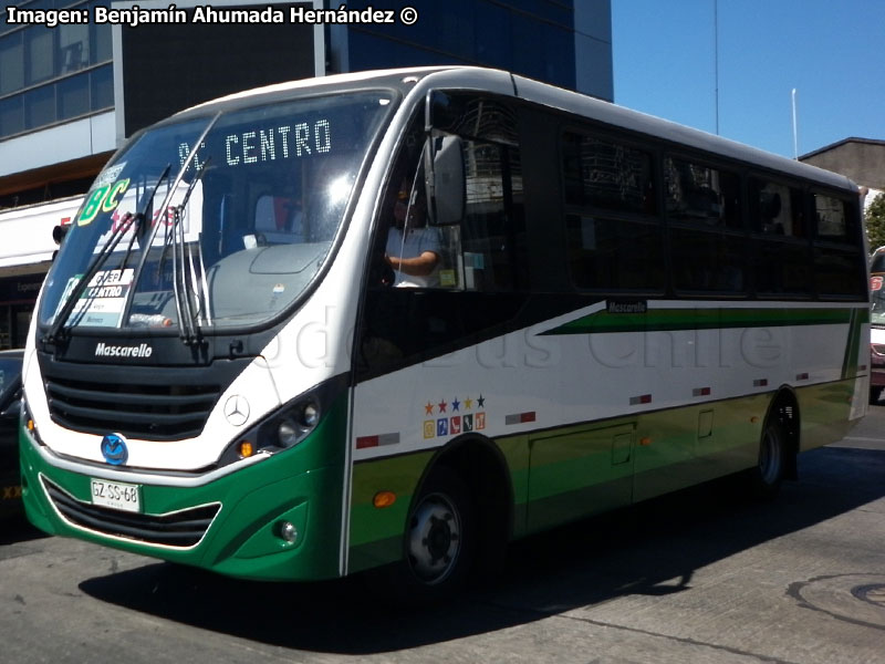 Mascarello Gran Micro / Mercedes Benz LO-916 BlueTec5 / Línea 8 Temuco