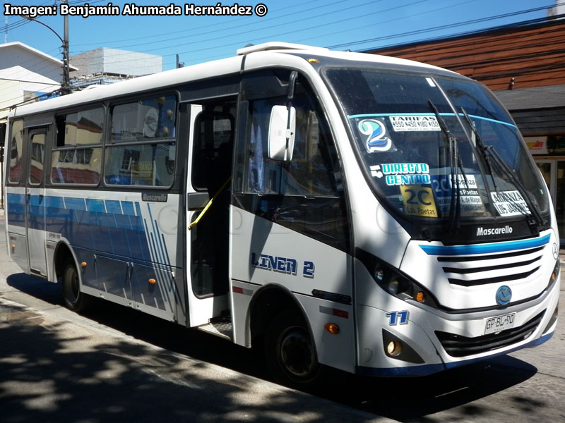 Mascarello Gran Micro / Mercedes Benz LO-916 BlueTec5 / Línea 2 Temuco