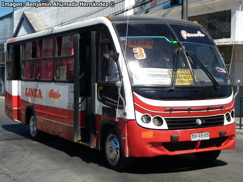 Induscar Caio Piccolo / Mercedes Benz LO-914 / Línea 3 Temuco