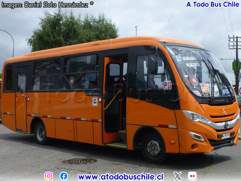 Mascarello Gran Micro S2 / Mercedes Benz LO-916 BlueTec5 / Línea N° 20 Valdivia