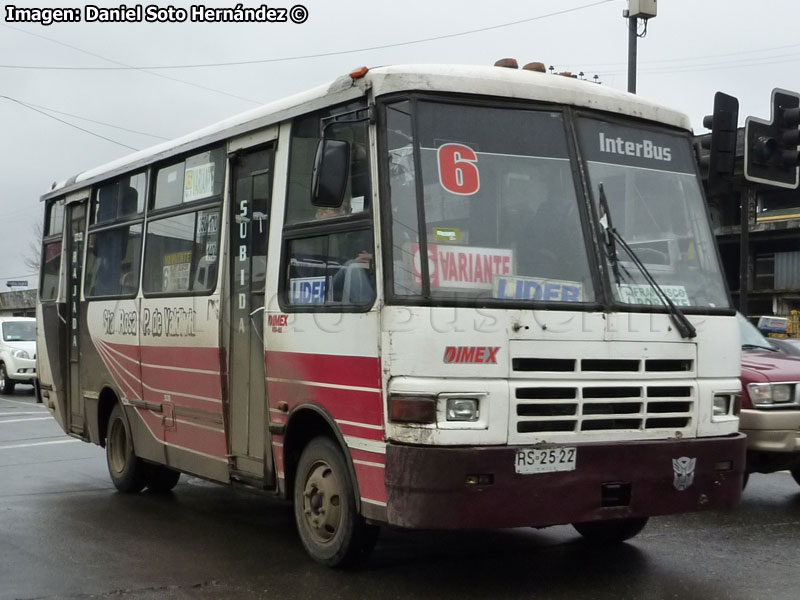 CASA Inter Bus / DIMEX 433-160 / Línea Nº 6 Temuco