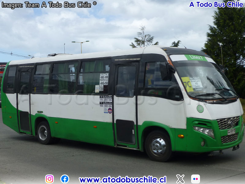 Volare W9 Urbano / Agrale MA-9.2 Euro V / Línea N° 7 Vía Alerce S.A. (Puerto Montt)