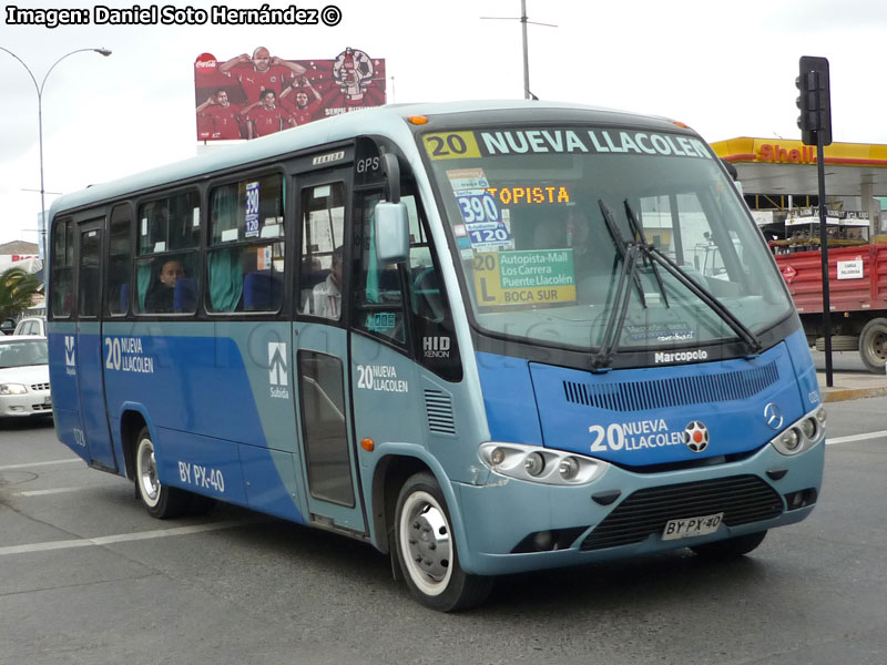 Marcopolo Senior / Mercedes Benz LO-915 / Línea Nº 20 Nueva Llacolén (Concepción Metropolitano)