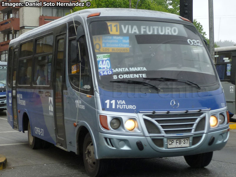 Inrecar Géminis I / Mercedes Benz LO-812 / Línea Nº 11 Vía Futuro (Concepción Metropolitano)