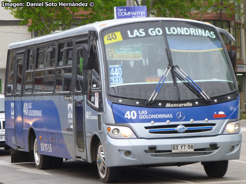 Mascarello Gran Micro / Mercedes Benz LO-915 / Línea Nº 40 Las Golondrinas (Concepción Metropolitano)