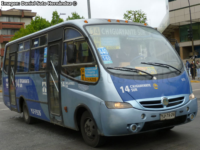 Metalpar Pucará IV Evolution / Mercedes Benz LO-712 / Línea Nº 14 Chiguayante Sur