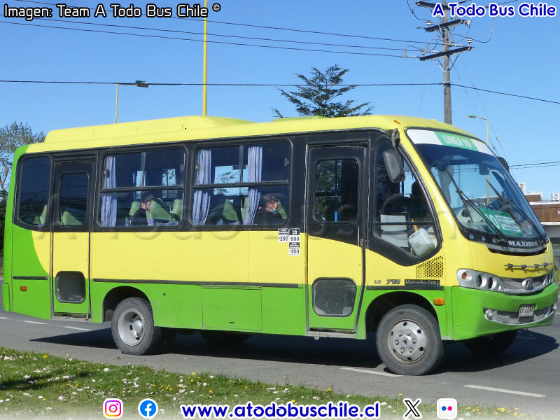 Maxibus Lydo / Mercedes Benz LO-712 / Línea N° 10 Transportes Lagunitas S.A. (Puerto Montt)