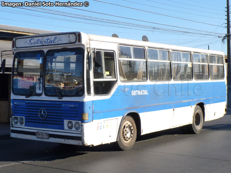 Metalpar Petrohué / Mercedes Benz OF-1115 / Línea N° 1 SOTRATAL (Talca)