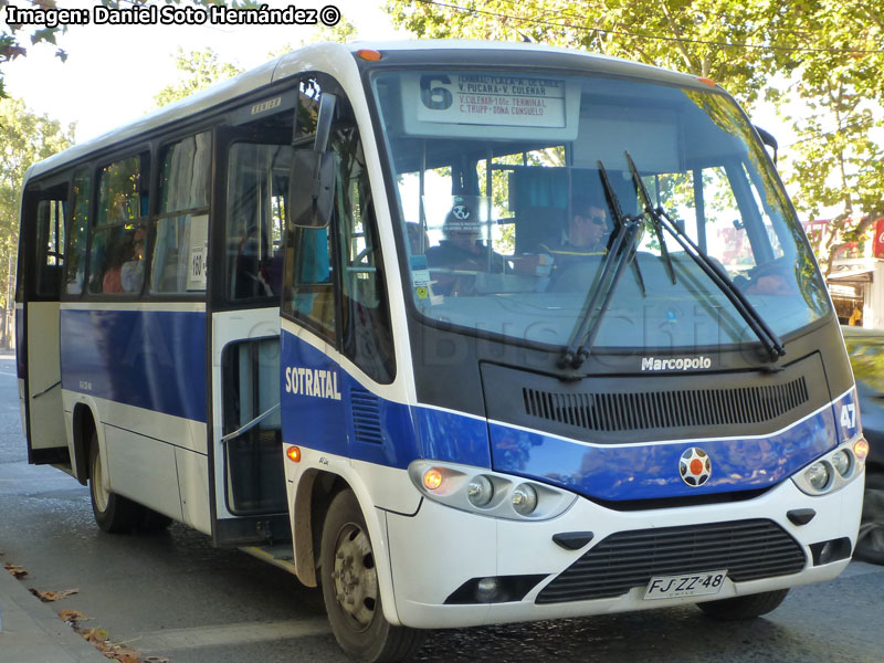 Marcopolo Senior / Mercedes Benz LO-812 / Línea N° 6 SOTRATAL (Talca)